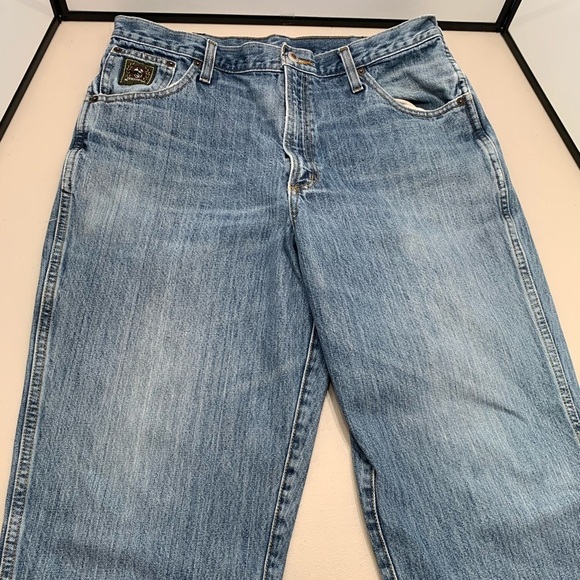 Cinch Jeans Men's 34X31 Western Denim Green Label Relaxed MB90530 002 High Rise - Picture 1 of 9